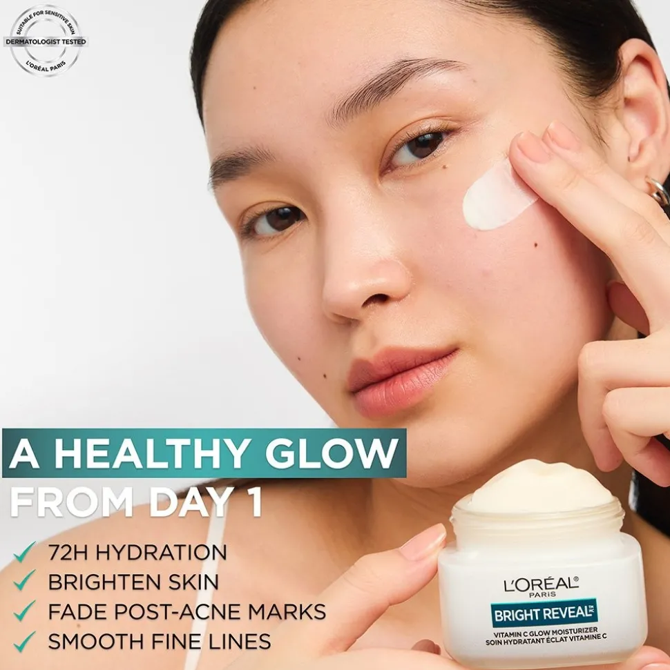Bright Reveal Vitamin C Glow Moisturizer for Brightening & Hydration
