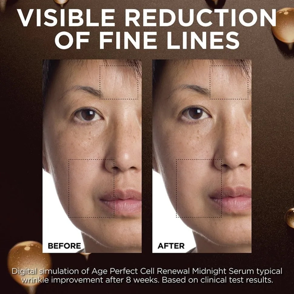 Cell Renewal Anti-Aging Midnight Serum to Firm & Smooth Mature Skin