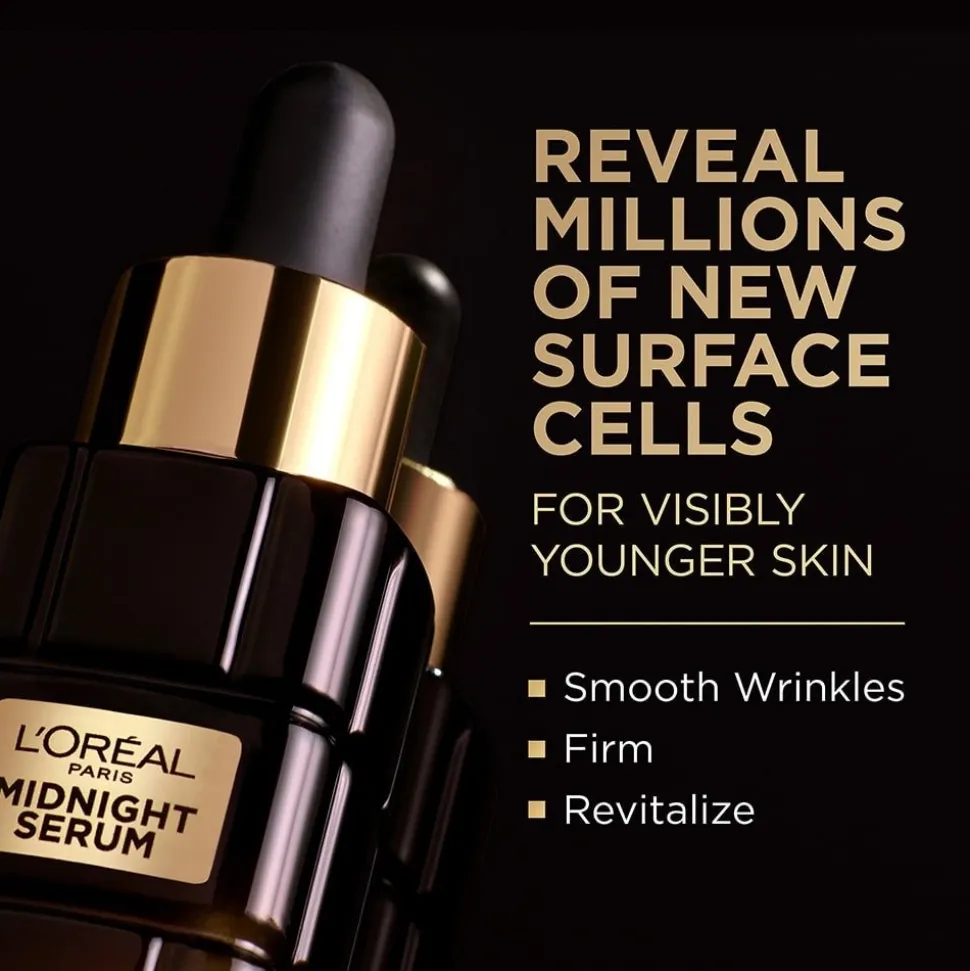 Cell Renewal Anti-Aging Midnight Serum to Firm & Smooth Mature Skin