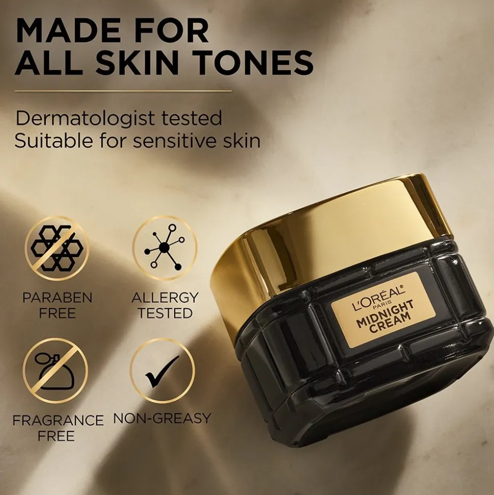 Cell Renewal Midnight Cream Anti-Aging Night Moisturizer with Antioxidants, Fragrance Free