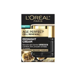Cell Renewal Midnight Cream Anti-Aging Night Moisturizer with Antioxidants, Fragrance Free