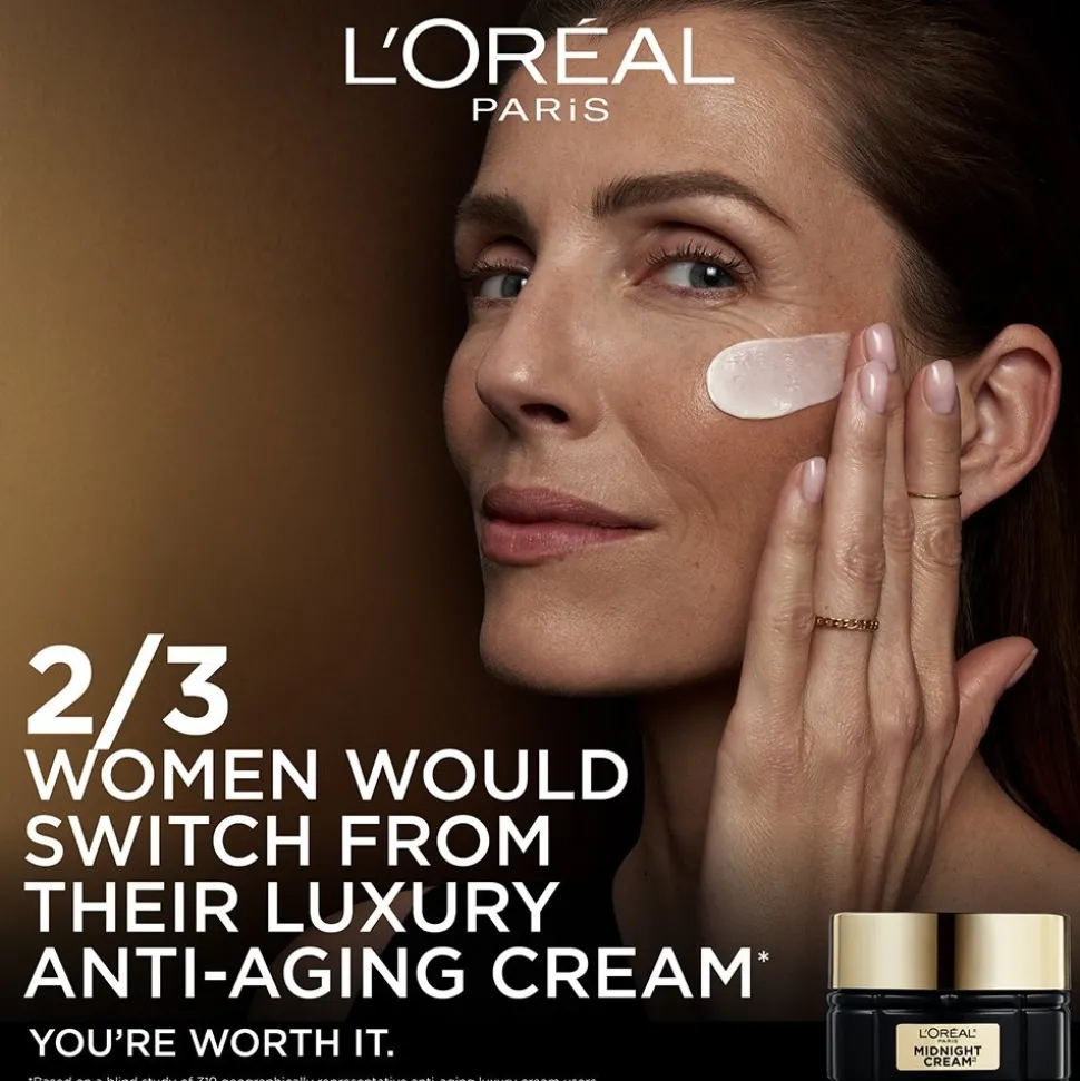 Cell Renewal Midnight Cream Anti-Aging Night Moisturizer with Antioxidants, Fragrance Free