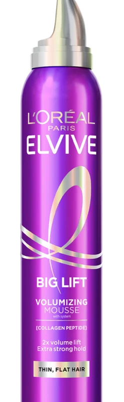 Collagen Peptide + Lifter Big Lift Volumizing Mousse for Thin, Flat Hair