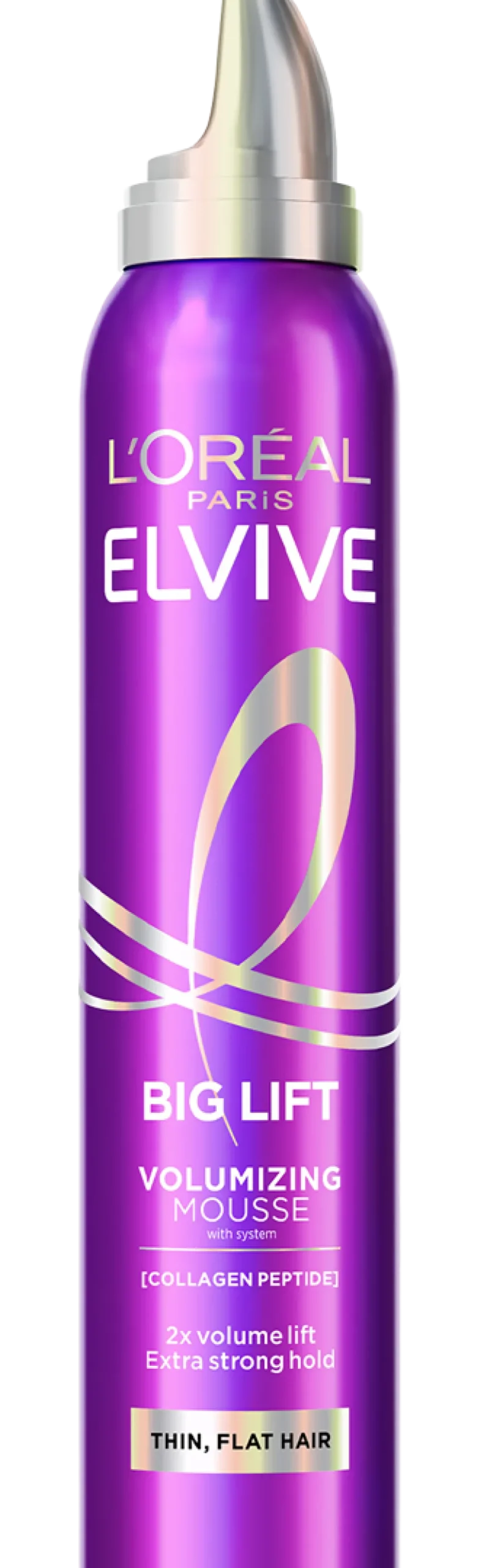 Collagen Peptide + Lifter Big Lift Volumizing Mousse for Thin, Flat Hair
