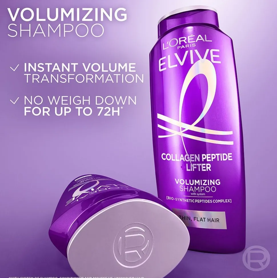 Collagen Peptide + Lifter Volumizing Shampoo for Thin, Flat Hair