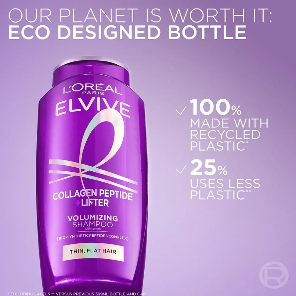 Collagen Peptide + Lifter Volumizing Shampoo for Thin, Flat Hair