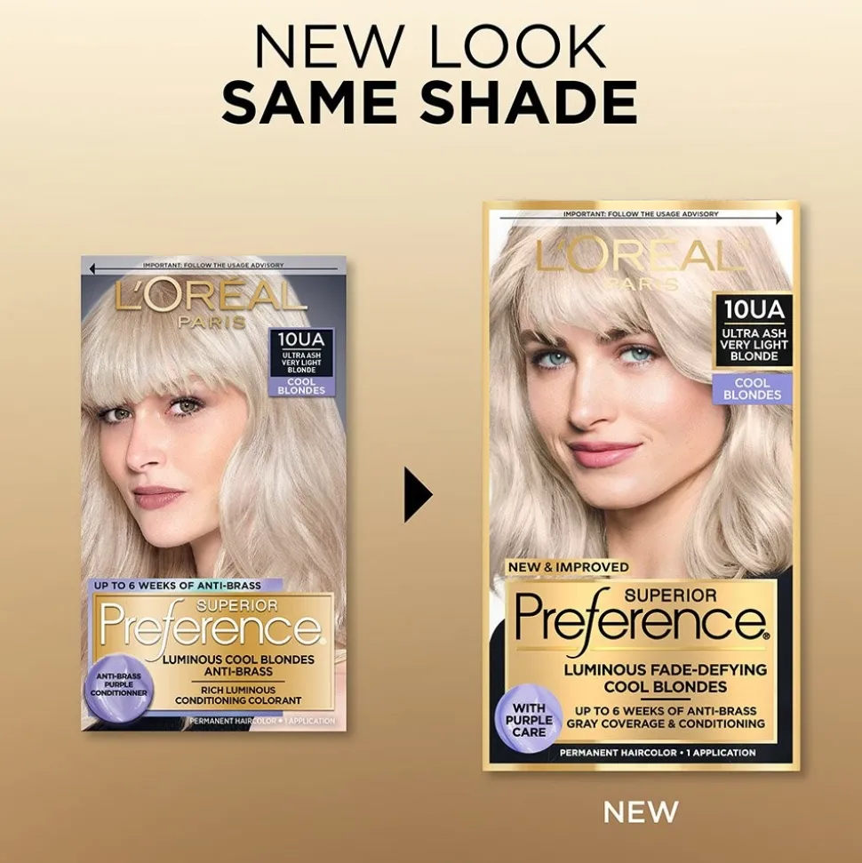 Cool Blonde Fade-Defying Shine Permanent Hair Color