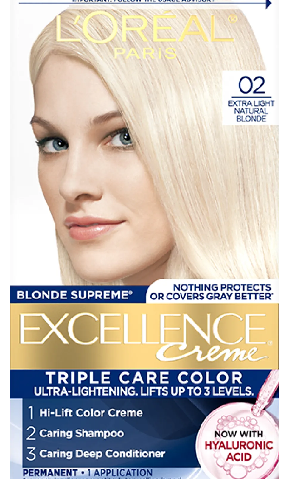 Crème Triple Care Permanent Hair Color for 100% Gray Hair Coverage