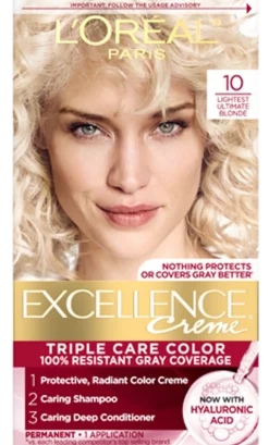 Crème Triple Care Permanent Hair Color for 100% Gray Hair Coverage