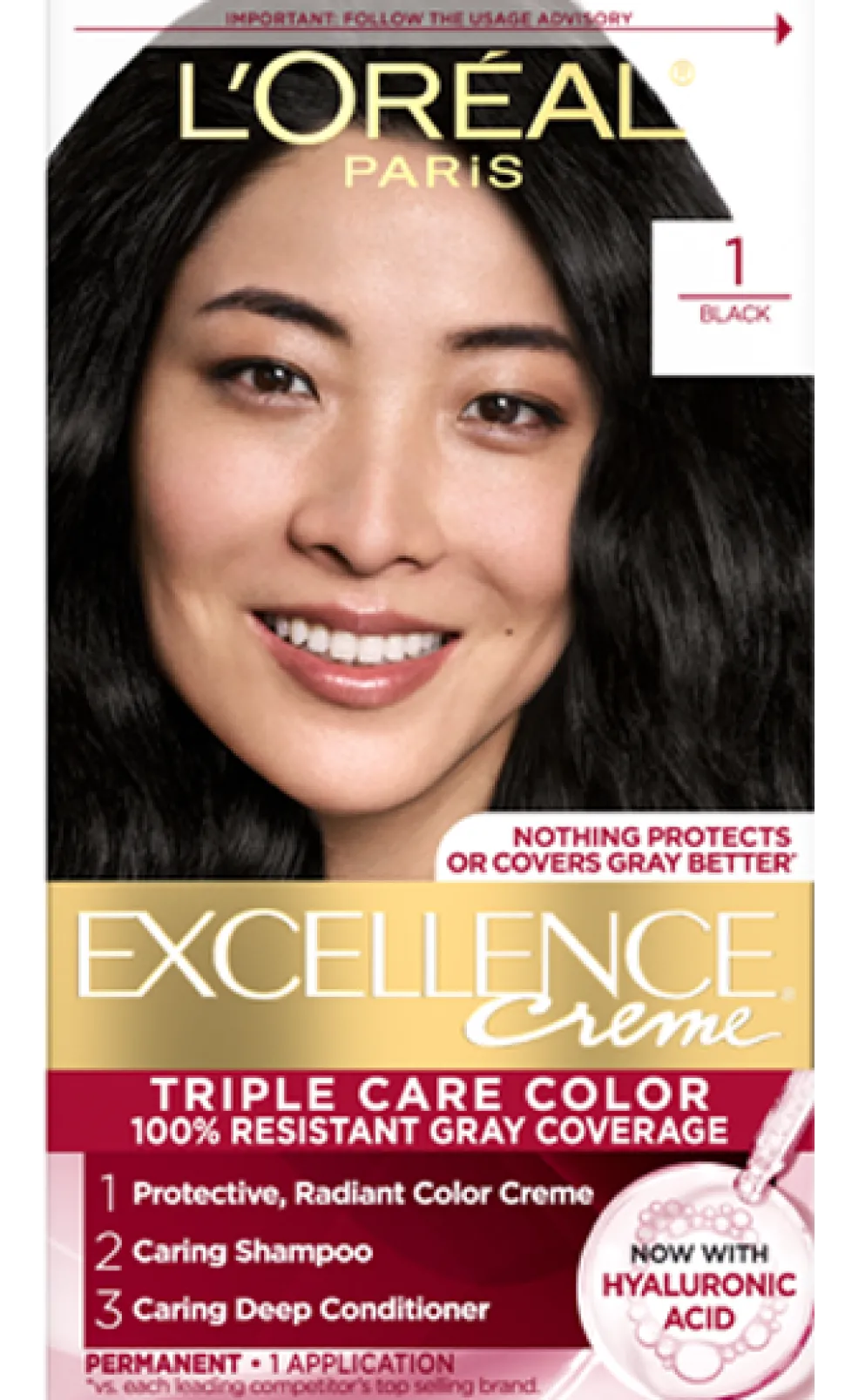 Crème Triple Care Permanent Hair Color for 100% Gray Hair Coverage