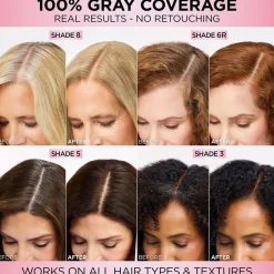 Crème Triple Care Permanent Hair Color for 100% Gray Hair Coverage