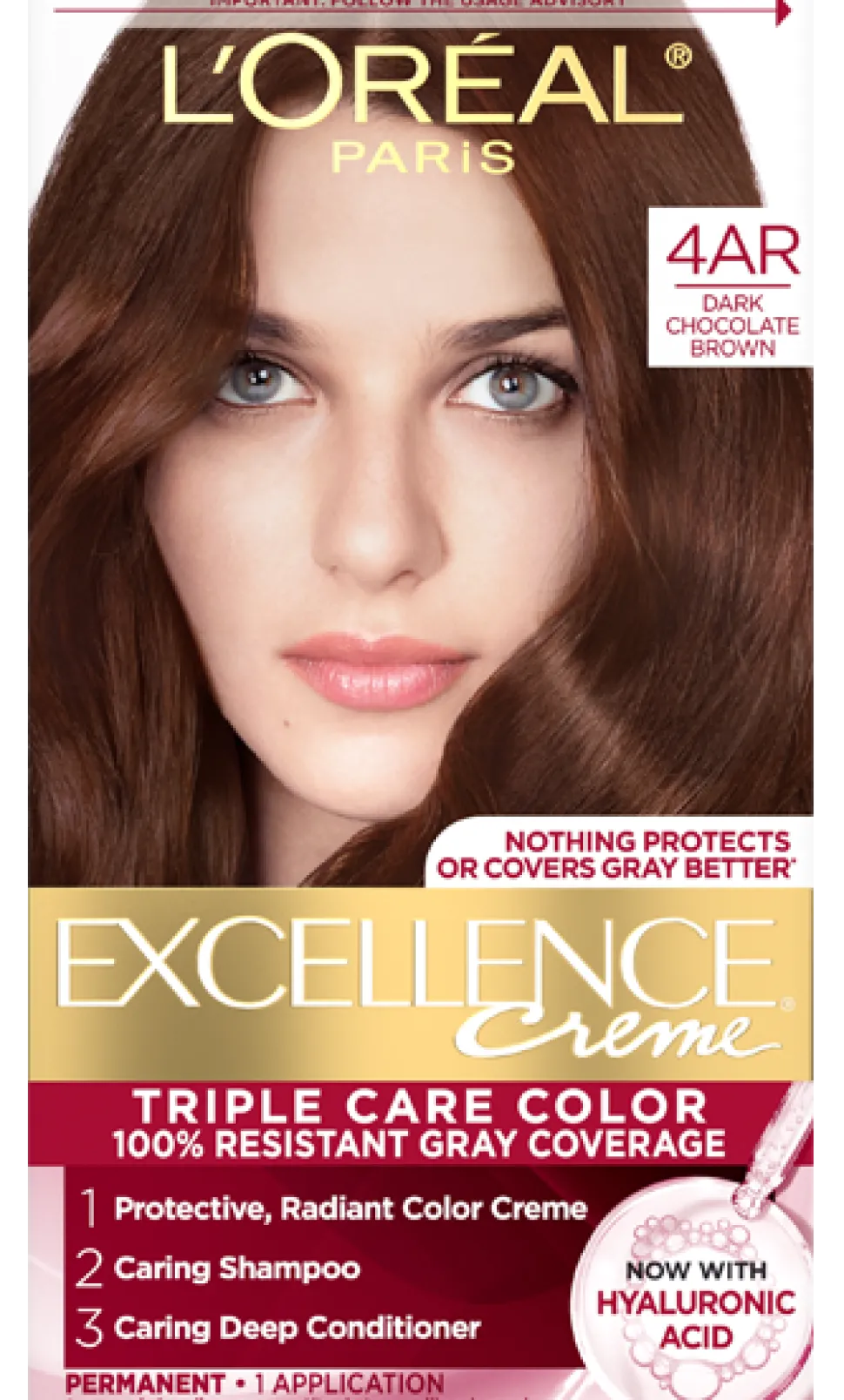Crème Triple Care Permanent Hair Color for 100% Gray Hair Coverage