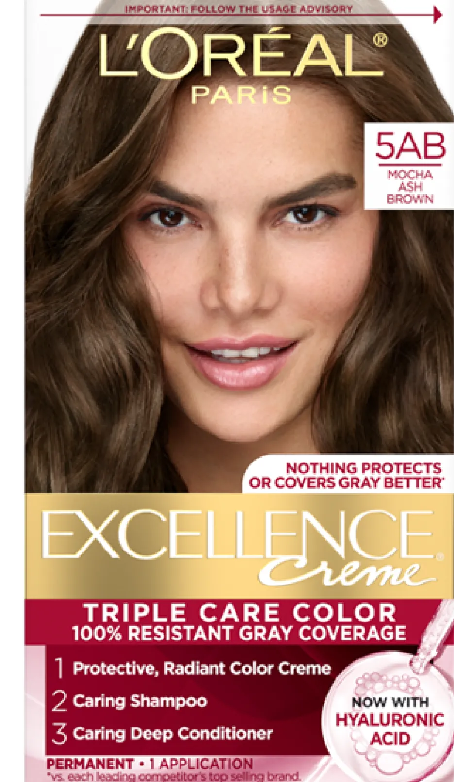 Crème Triple Care Permanent Hair Color for 100% Gray Hair Coverage
