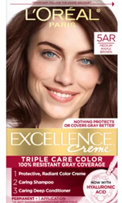 Crème Triple Care Permanent Hair Color for 100% Gray Hair Coverage