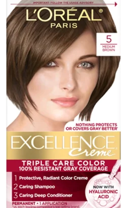 Crème Triple Care Permanent Hair Color for 100% Gray Hair Coverage