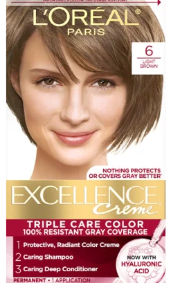 Crème Triple Care Permanent Hair Color for 100% Gray Hair Coverage