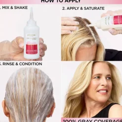 Crème Triple Care Permanent Hair Color for 100% Gray Hair Coverage