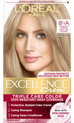 Crème Triple Care Permanent Hair Color for 100% Gray Hair Coverage