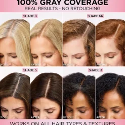 Crème Triple Care Permanent Hair Color for 100% Gray Hair Coverage