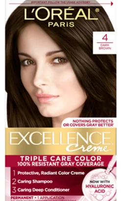 Crème Triple Care Permanent Hair Color for 100% Gray Hair Coverage