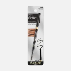 Definer Mechanical Waterproof Ultra-Fine Tip Eyebrow Pencil with Spoolie Brush