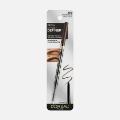 Definer Mechanical Waterproof Ultra-Fine Tip Eyebrow Pencil with Spoolie Brush