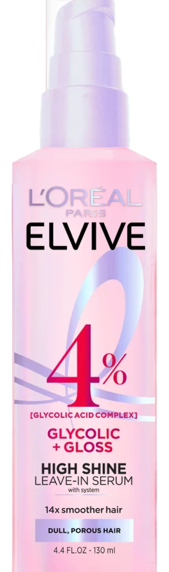 Elvive Glycolic + Gloss High Shine Leave-in Serum for Glossy Hair