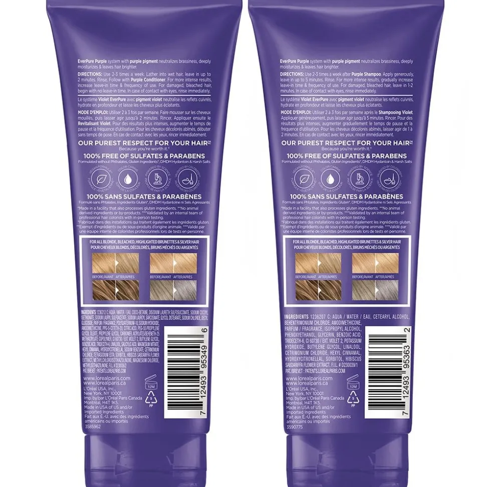 Ever Pure Purple Shampoo & Conditioner Kit