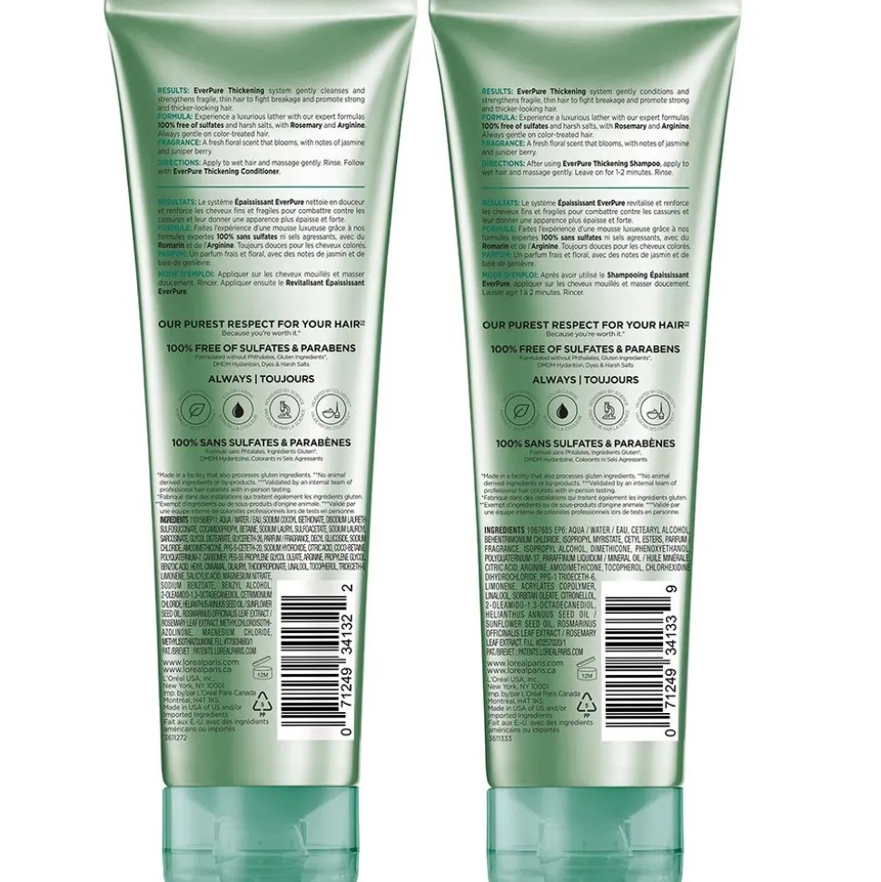 Ever Strong Thickening Shampoo & Conditioner Kit