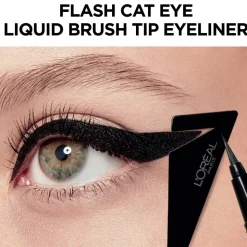 Flash Cat Eye Waterproof Brush Tip Liquid Eyeliner