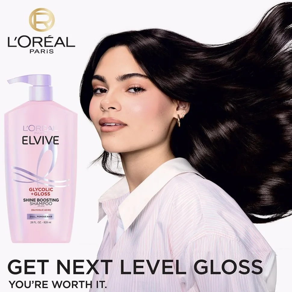 Glycolic + Gloss Shine Boosting Shampoo for Glossy Hair