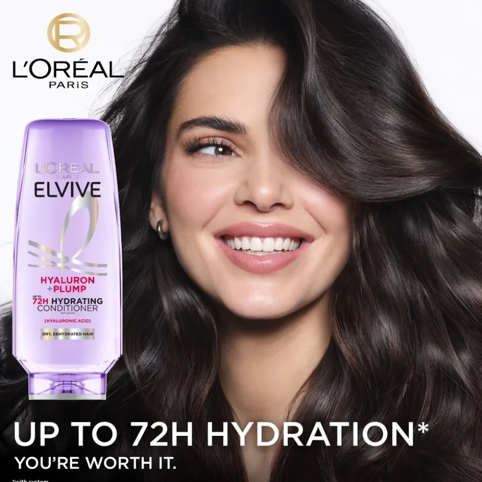 Hyaluron + Plump Hydrating Conditioner with Hyaluronic Acid for Dry Hair