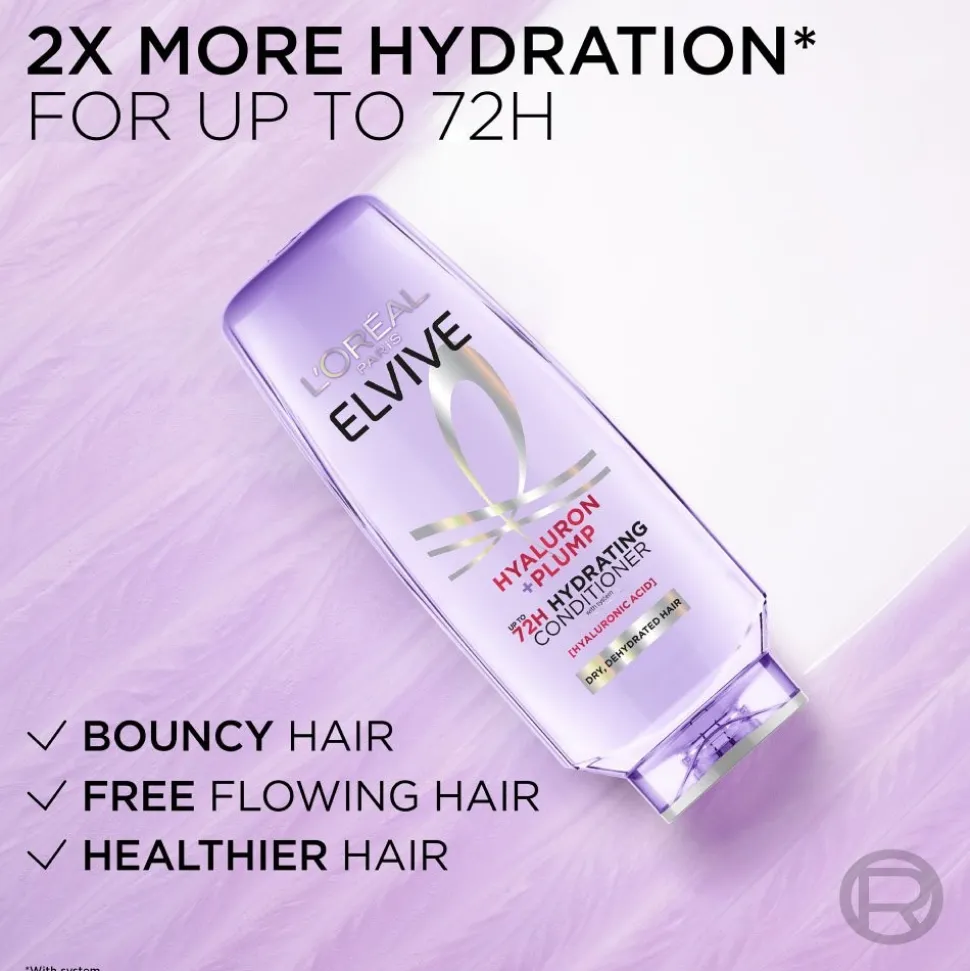 Hyaluron + Plump Hydrating Conditioner with Hyaluronic Acid for Dry Hair
