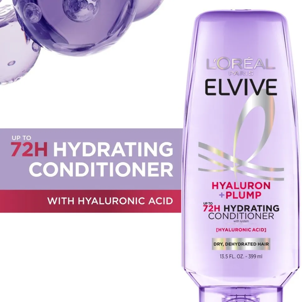 Hyaluron + Plump Hydrating Conditioner with Hyaluronic Acid for Dry Hair