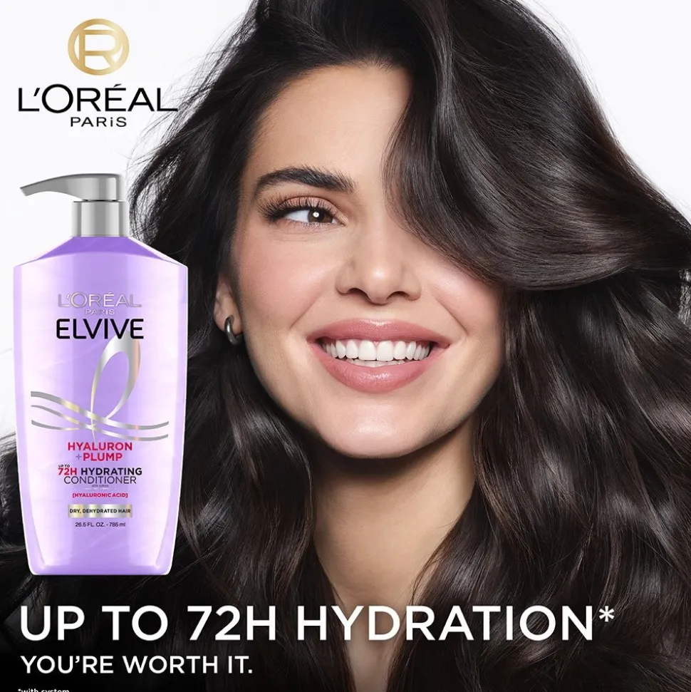 Hyaluron + Plump Hydrating Conditioner with Hyaluronic Acid for Dry Hair