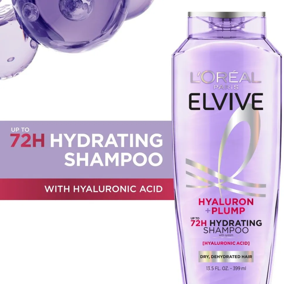 Hyaluron + Plump Hydrating Shampoo with Hyaluronic Acid for Dry Hair