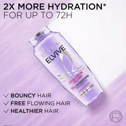 Hyaluron + Plump Hydrating Shampoo with Hyaluronic Acid for Dry Hair