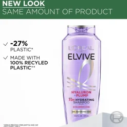Hyaluron + Plump Hydrating Shampoo with Hyaluronic Acid for Dry Hair
