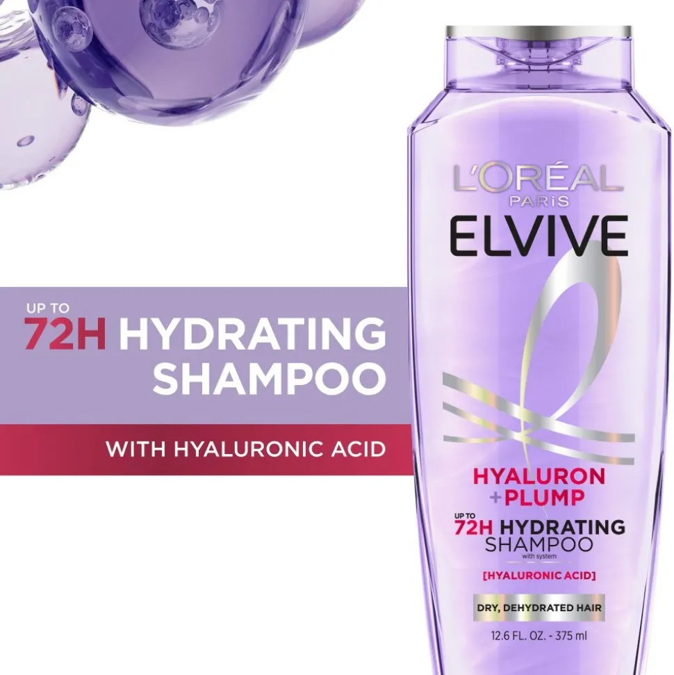 Hyaluron + Plump Hydrating Shampoo with Hyaluronic Acid for Dry Hair
