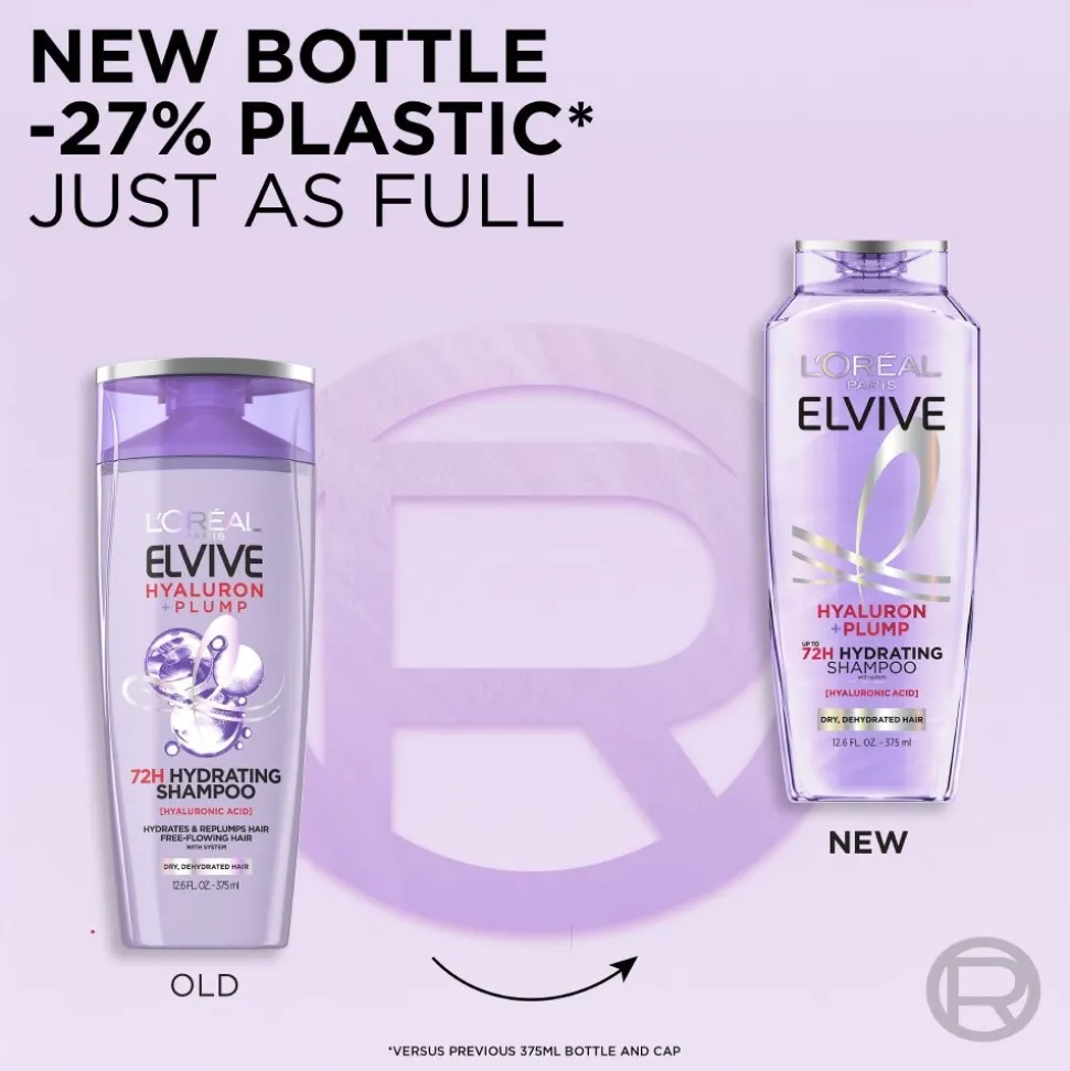 Hyaluron + Plump Hydrating Shampoo with Hyaluronic Acid for Dry Hair
