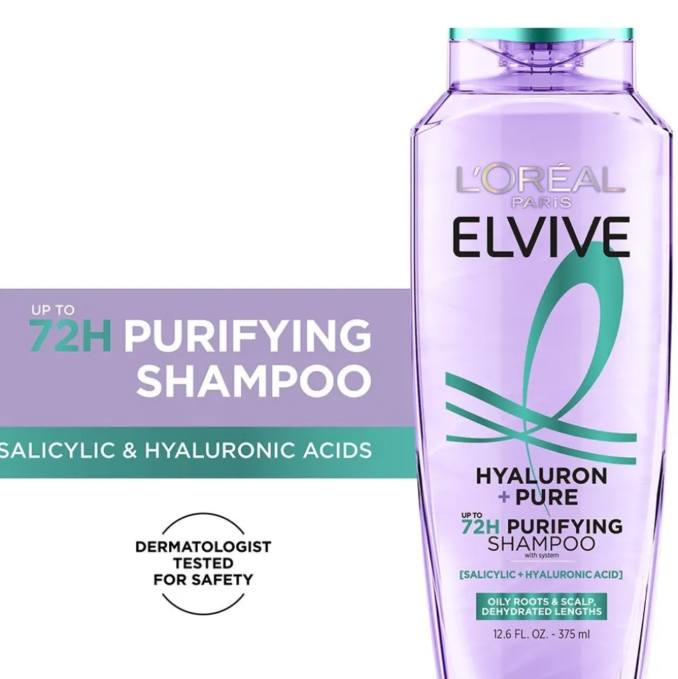 Hyaluron Pure 72H Purifying Shampoo for Oily Hair