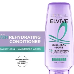 Hyaluron + Pure 72H Rehydrating Conditioner, Oily Hair