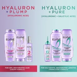 Hyaluron Pure 72H Rehydrating Conditioner, Oily Hair