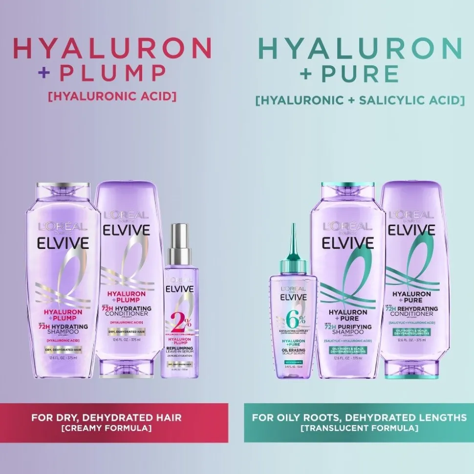 Hyaluron Pure 72H Rehydrating Conditioner for Oily Hair