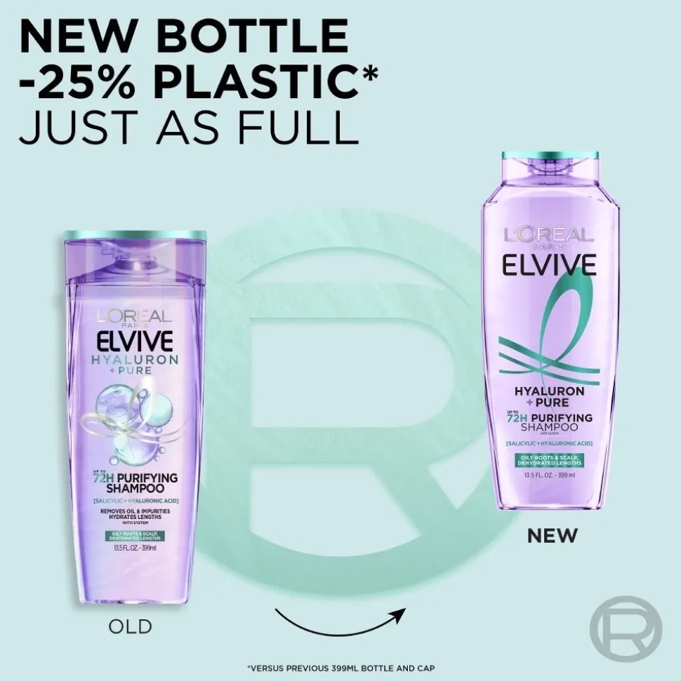 Hyaluron + Pure Purifying Shampoo for Oily Hair