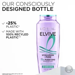 Hyaluron + Pure Purifying Shampoo for Oily Hair