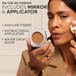 Hyaluron Tinted Balm Foundation for Mature Skin with Buildable Light to Medium Coverage