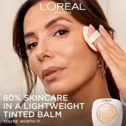 Hyaluron Tinted Balm Foundation for Mature Skin with Buildable Light to Medium Coverage