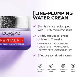 Micro Hyaluronic acid + Ceramides line-plumping water cream