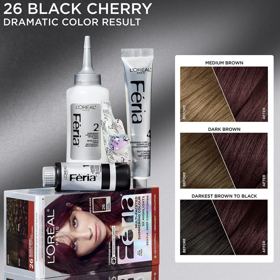 Multi-Faceted Shimmering Permanent Hair Color